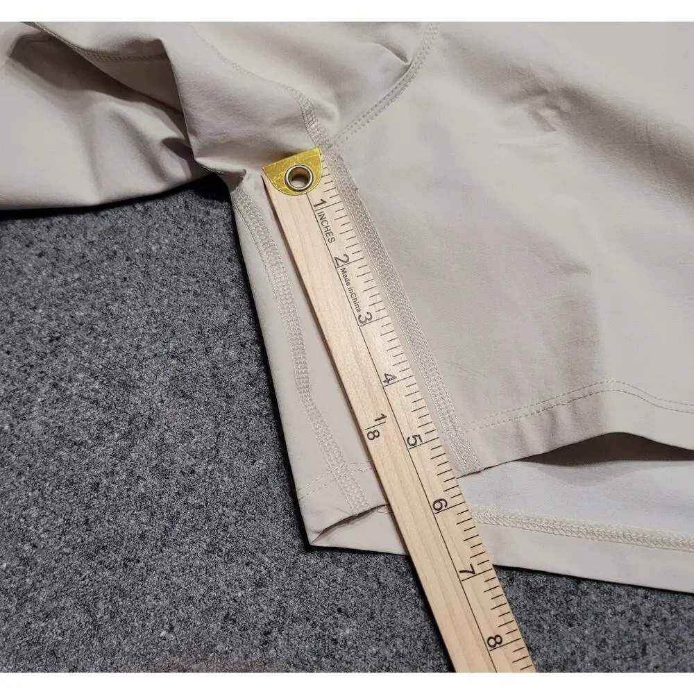 Public Rec Shorts Mens 42 Khaki Flex Casual Performance Stretch Elastic Waist 6